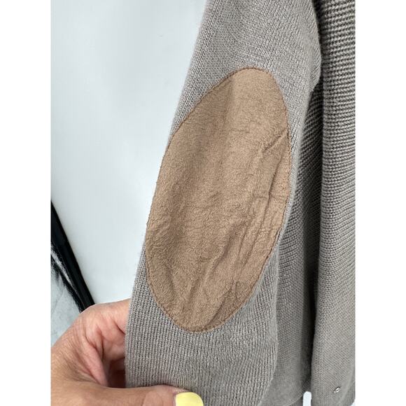 Lululemon Wrap it up Big Rib Sweater with Elbow patches Gray Small - Picture 4 of 8